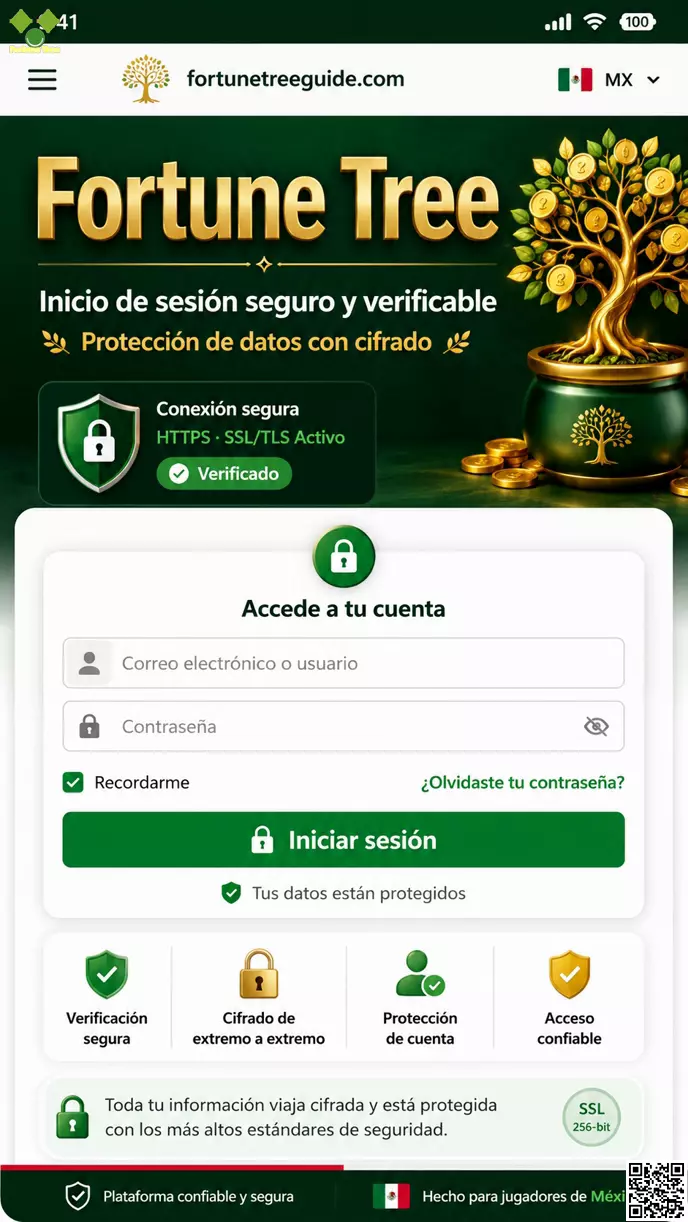 Conexión Segura y Cifrado de Datos en Fortune Tree