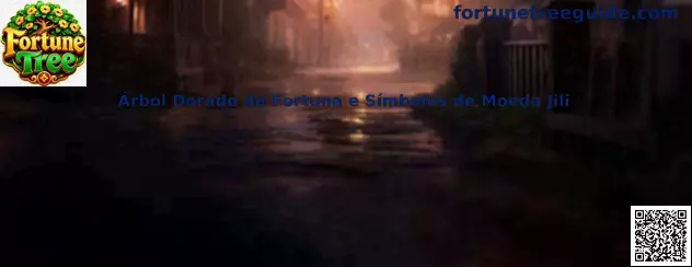 Árbol Dorado da Fortuna e Símbolos de Moeda Jili